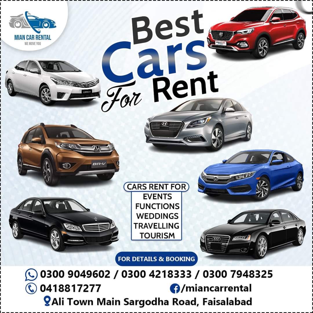 Mian Cars Rental and Tours Cars Images